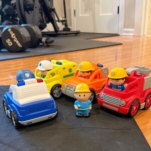 Construction and Rescue Vehicle Playset